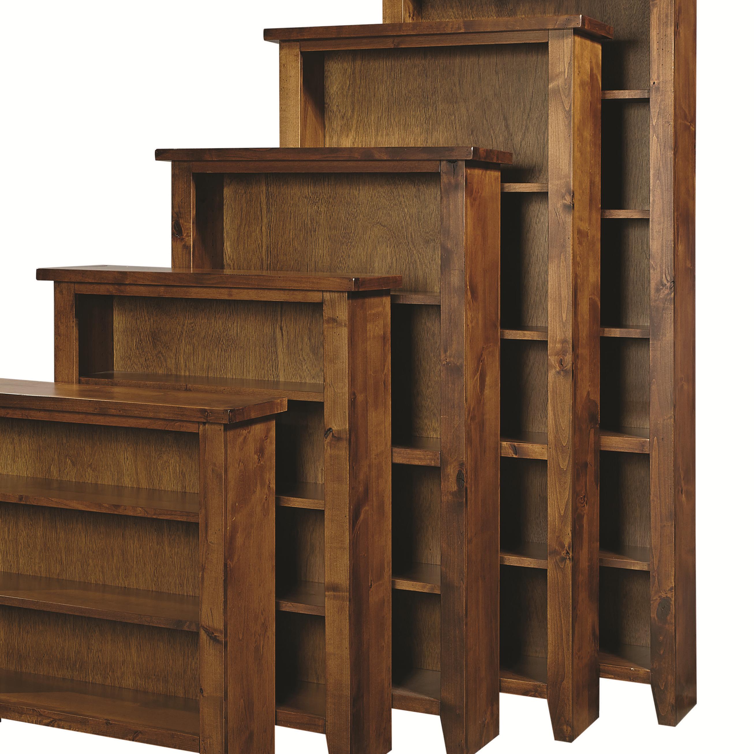 Aspenhome Alder Grove Open Bookcase with 4 Shelves Walker's Furniture